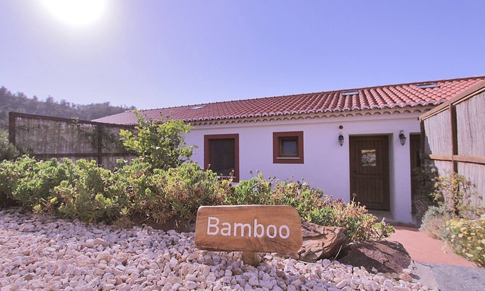 Baiona Apartment | Beachside Haven: The Bamboo House with Pool & Spa