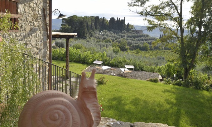 Panzano in Chianti House | Experience The Bartaline Hut with Ocean View & Spa Access
