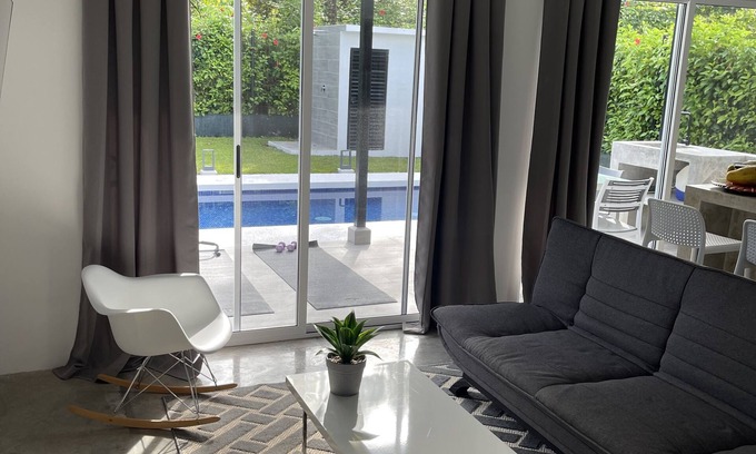 Bandera House | Beach Haven: Private Pool & Modern Decor Near the Shore