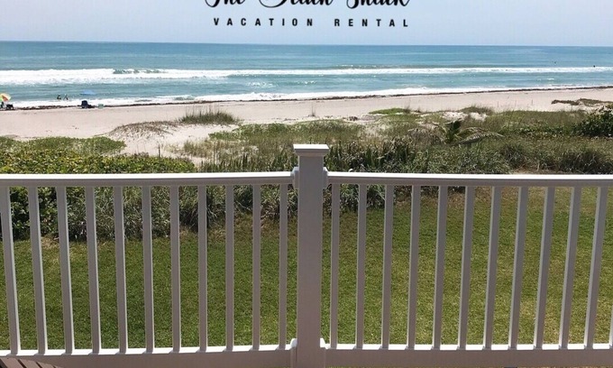 Indialantic By The Sea House | Beach Shack: Oceanfront Townhouse with Pool & Spa Amenities