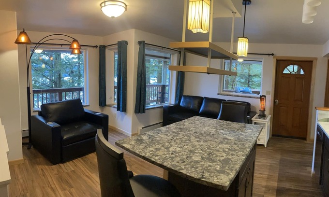 Ketchikan Apartment | Water View Retreat: Scenic Deck, BBQ & Wildlife Awaits