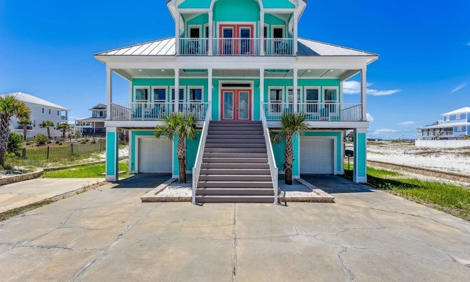 Navarre Beach House | Unforgettable Ocean Views & Family Game Room Awaits You!