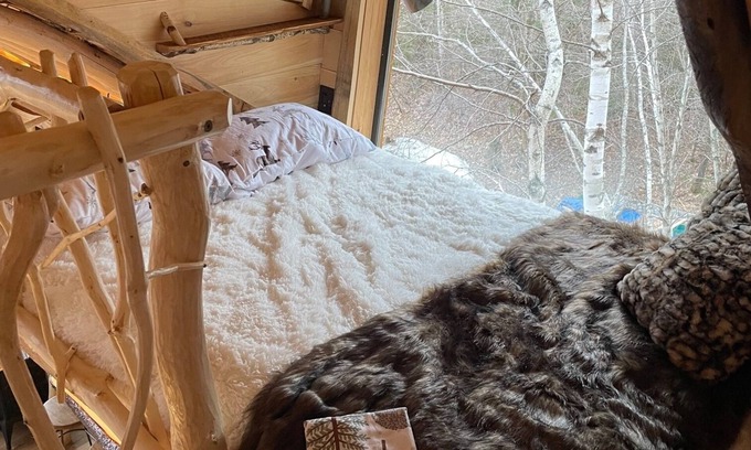 Warren Cabin | Unique Birch Treehouse Retreat at Sugarbush for Families