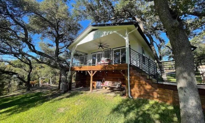 Oatmeal House | Tranquil Retreat: The Bird House on Cow Creek Cabin