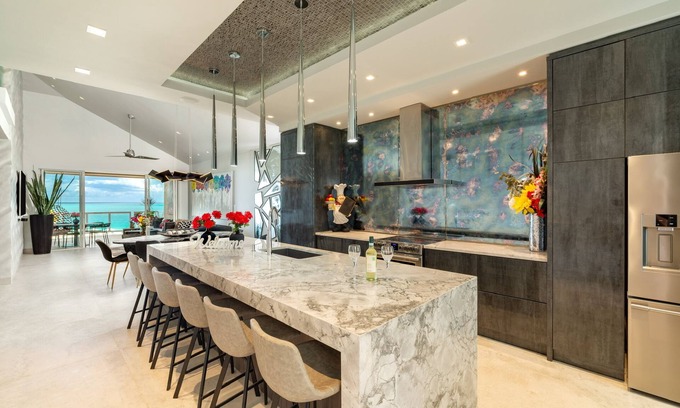 Grace Bay Condo | Oceanfront Luxury at The Blu2: Rated 10/10 for Perfection