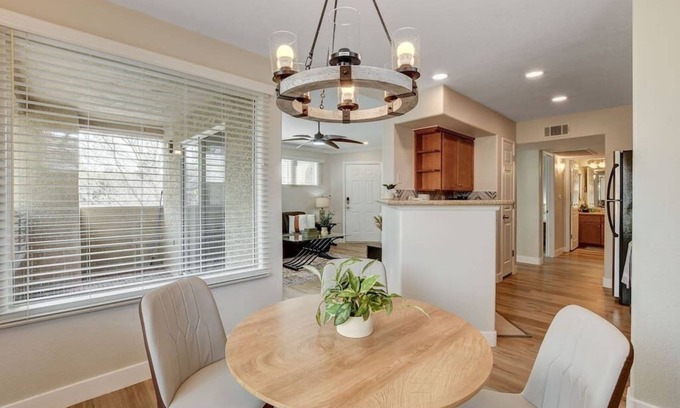 Spring Valley Condo | Stylish Bohemian Quarters Steps from Raiders Stadium