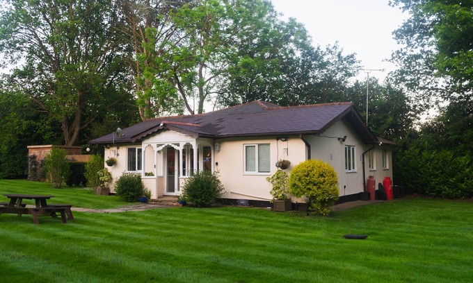Knebworth House | Elegant Bungalow in Hertfordshire with Pool & Pet-Friendly