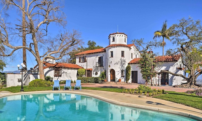 Hacienda Heights House | Idyllic Retreat at 'The Castle' with Pool & Ocean Views