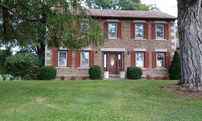 Waterloo House | Experience The Cobblestone Chateau & Gardens with Pool Access
