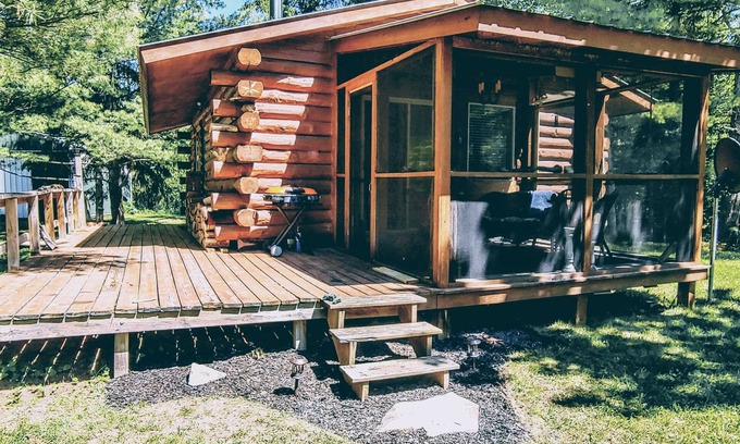 Bayfield Cabin | Secluded Copper Squirrel Cabin with Ocean and Lake Views