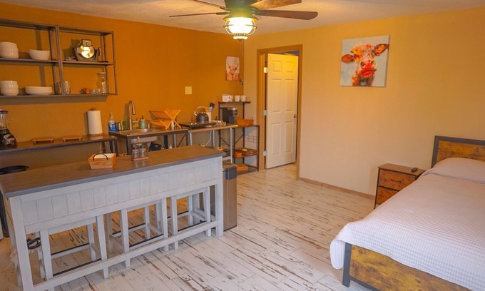 Adkins Apartment | Perfect Getaway: The Countryside Studio with Spa & Breakfast