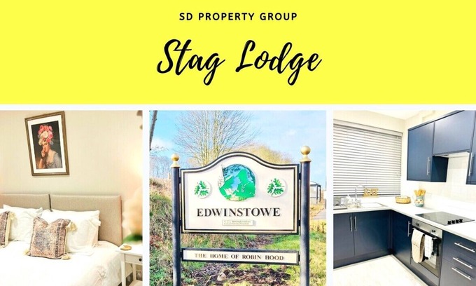Edwinstowe House | Discover the Cozy Stag Lodge at Sherwood - Family Friendly Stay