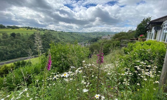 Abertillery House | Tranquil Crest Hillside Retreat with Private Hot Tub