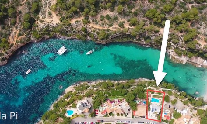 Cala Pi Villa | Oceanfront Crystal Bay Villa with Pool & Hot Tub