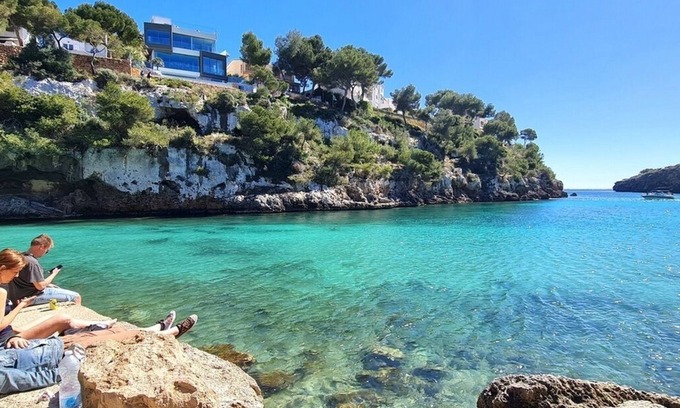 Cala Pi Villa | Experience the Crystal Bay: Oceanfront Villa with Pool