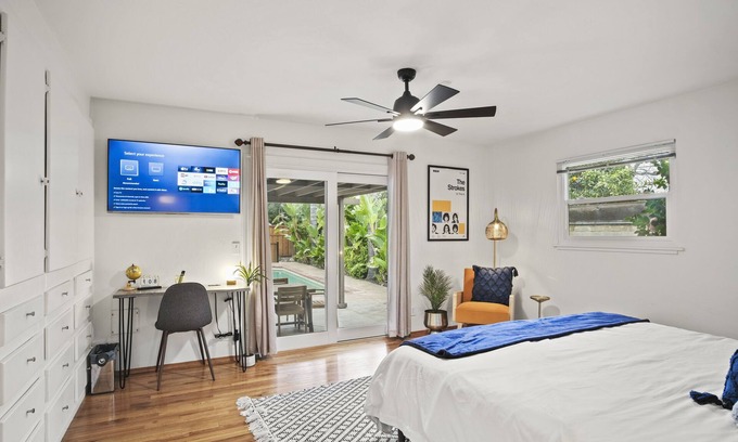 Modesto House | Experience Dazey Oasis: Pool, Spa & Pet-Friendly Retreat
