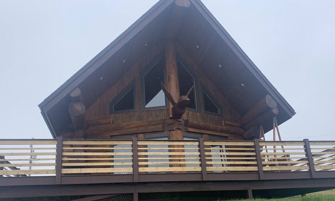 Terra Nova House | Spacious "The Duck" Cedar Log Home - Oceanfront Retreat