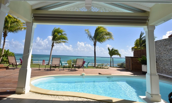Saint-Francois Villa | Experience Villa JASMIN: Breathtaking Lagoon Beachfront Retreat