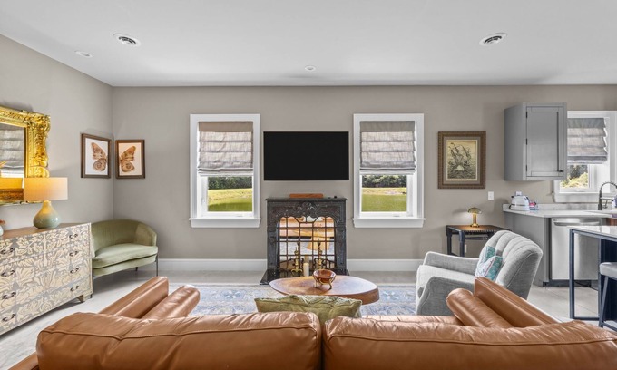 Core Creek House | Experience The Field House: Pet Friendly with Fishing Pond