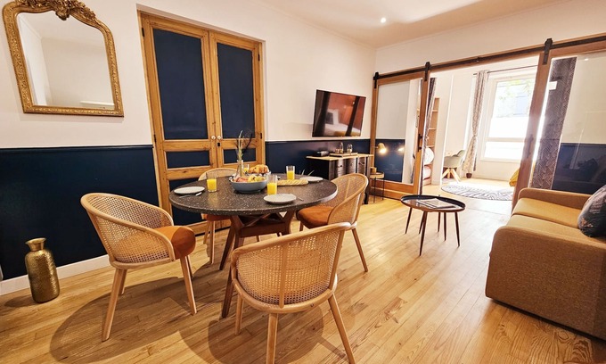 Angouleme Apartment | Experience The Filmmaker with Cinema Room & Cozy Terrace