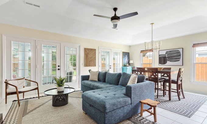 Old Village House | Guest Rated: 9.8 | The Fox Pond with Fenced Backyard