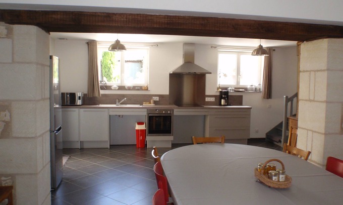 Le Puy-Notre-Dame Cottage | Ocean View Retreat at The Garden Chanoine - Rated 9.6/10