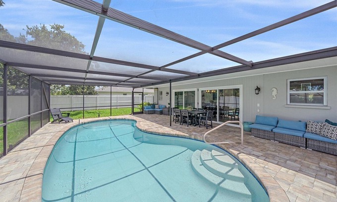 Gulf Gate Estates House | Unforgettable Pool House Paradise with Ocean View & More