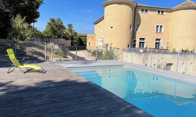 Lussan Apartment | Cozy GID Nest Apartment in a Charming Château, South France