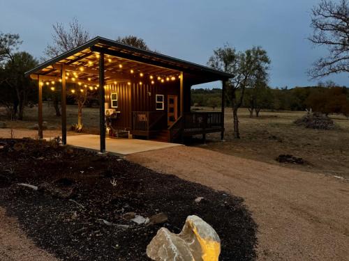 Burnet House | The GlampBox Container Home Waterfront 20 acres