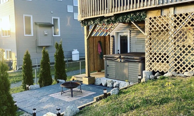 Halifax Apartment | Discover The Governor's Suite: Oasis with Hot Tub & BBQ
