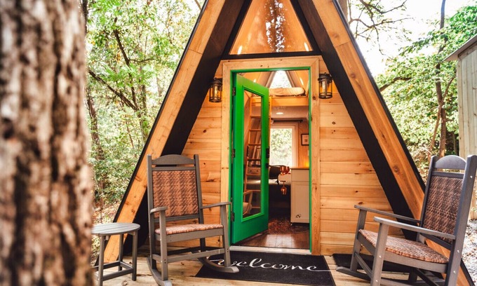 Rockbridge House | Relaxing Retreat at The Green Getaway A-Frame