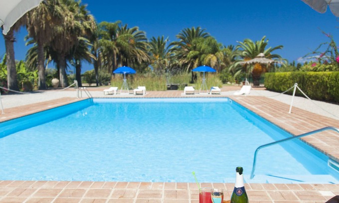 Sant'Agata di Militello House | Relax at The House In The Park with Pool & Ocean Views