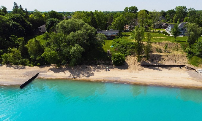 Plympton-Wyoming House | The Lake House - Private Beach on Lake Huron