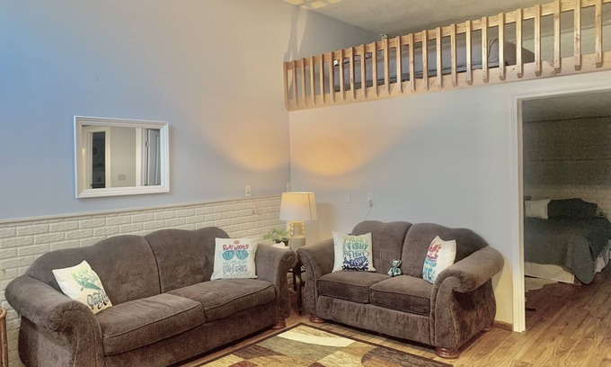 Sunrise Beach House | Discover The Lazy Loft: Relaxing Dock & Family-Friendly Stay