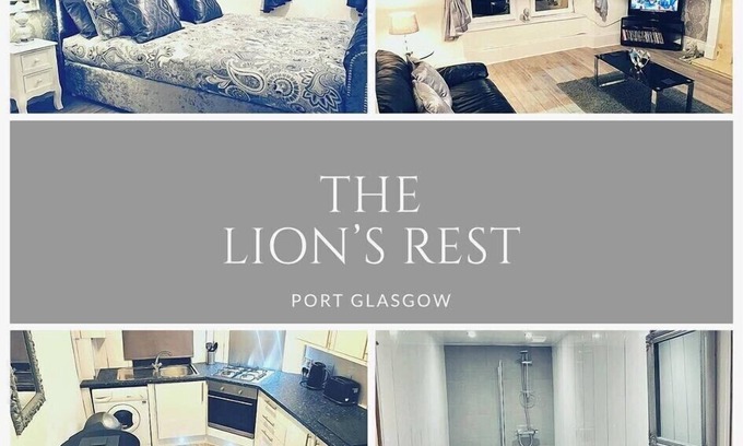 Port Glasgow Apartment | Discover The Lion's Rest - Boutique Apartment Suite