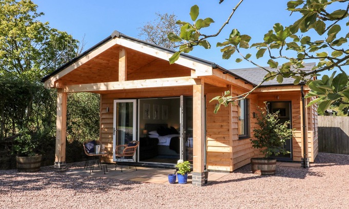 Checkley Cottage | Pet-Friendly Lodge at Middleton House with Garden Retreat