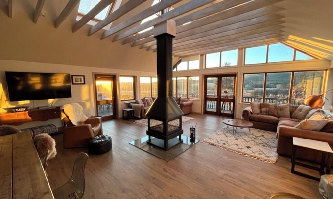 Castle Douglas Cabin | The Lodge - spacious, comfortable, and set in the most beautiful surroundings.