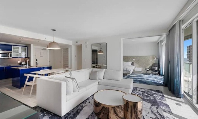 Central Beach Resort | Elegant W Hotel Beachfront Condo with Ocean View & Spa