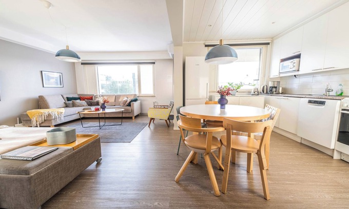Rovaniemi Apartment | Cozy 2-Bedroom Retreat for Families in Downtown Rovaniemi