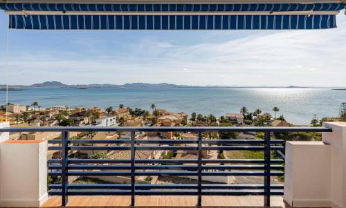San Javier Apartment | Beachfront Bliss: Manga Beach Studio with Ocean Views
