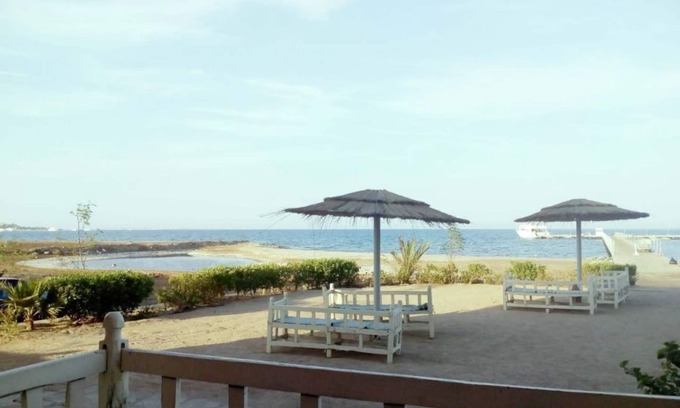 Safaga Apartment | Beachfront Retreat: The Marina Residence with Pool & Ocean View