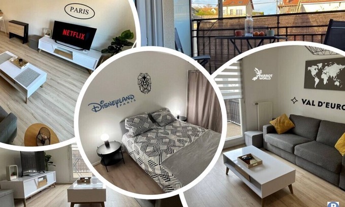 Meaux Apartment | Guest Rated 10/10: Meaux' Sleeps - Near Disney & Amenities