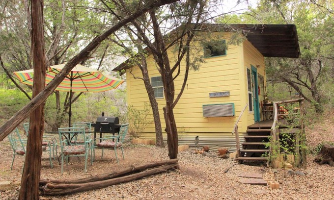 Marble Falls House | Delightful Mexico Cabin at Creekside Camp & Cabins