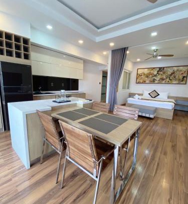Tran Phu Beach Apartment | Oceanfront Moonlight Apt with Private Beach & Pool Access
