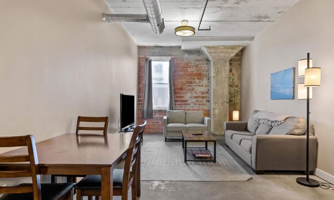 Downtown Apartment | Discover The Nelson Lofts: Family-Friendly Retreat with Spa