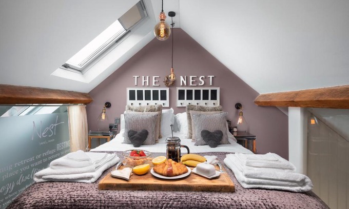 Nantwich House | Experience Relaxation at The Nest Barnlette with Spa & Hot Tub