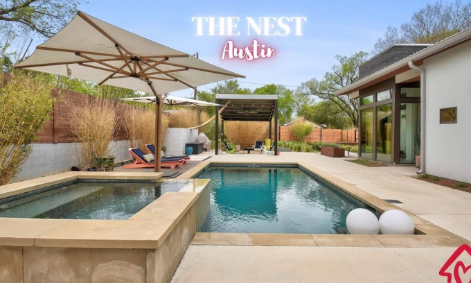 West Congress House | Relax at The Nest: Pool & Hot Tub Retreat for Families