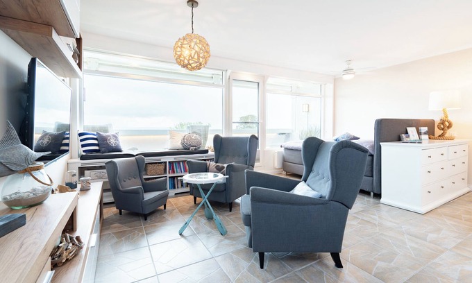 Sierksdorf Apartment | Oceanfront Strandliebe Apartment with Pool & 10/10 Rating