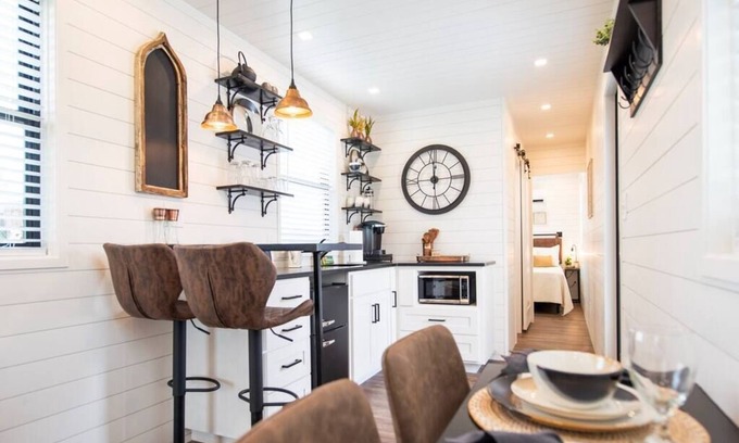 Waco House | Experience The Newtonian Tiny Container Home Near Magnolia