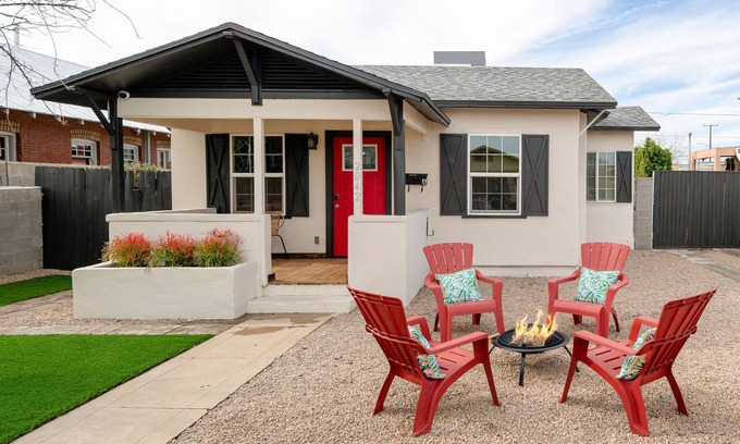 Coronado House | Stylish Tribal Boho Bungalow with Ocean Views & Pool